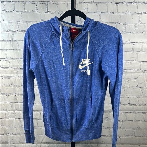 👟 Nike Just Do It Full-Zip Hoodie
Size XS – Blue Heather - Picture 1 of 4